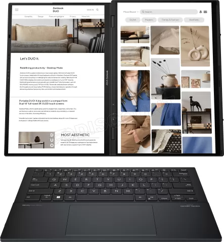 Photo de Ordinateur Portable Asus ZenBook Duo OLED UX8406CA-ISCQL302X (14") Win11 Pro
