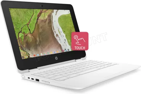 Ordinateur Portable HP Chromebook X360 11-AE100NF (11 tactile) (Blanc) à  prix bas