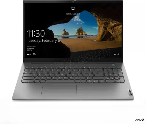 Photo de Ordinateur Portable Lenovo ThinkBook 15 G3 ACL 21A4A07YFR (15.6") Win11 Pro (Gris)