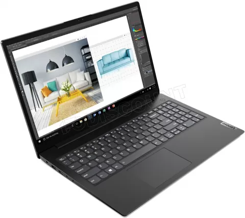 Photo de Ordinateur Portable Lenovo V15 G2 82KD008VFR (15.6") (Noir)