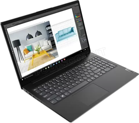 Photo de Ordinateur Portable Lenovo V15 G2 IJL 82QY00PYFR (15.6") (Noir)