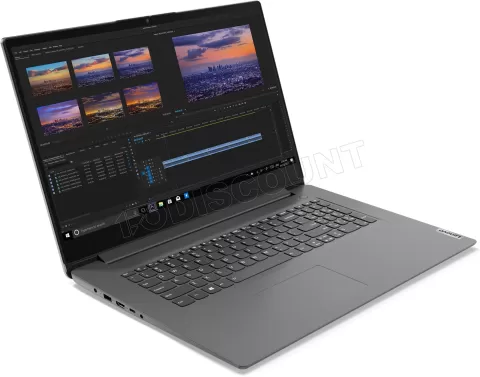Photo de Ordinateur Portable Lenovo V17 G2 ITL 82NX00BUFR (17.3") (Gris)