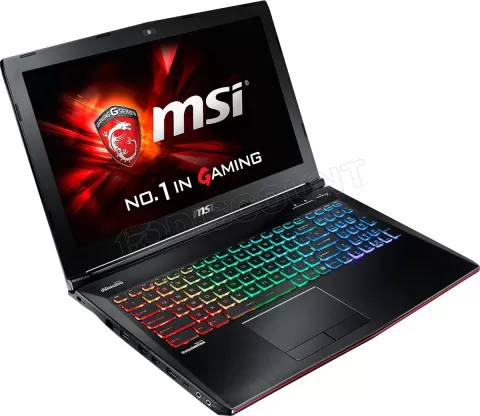 Photo de Ordinateur Portable MSI GE62 6QD (Apache Pro) 448XFR (15,6") - FreeDos (Noir)