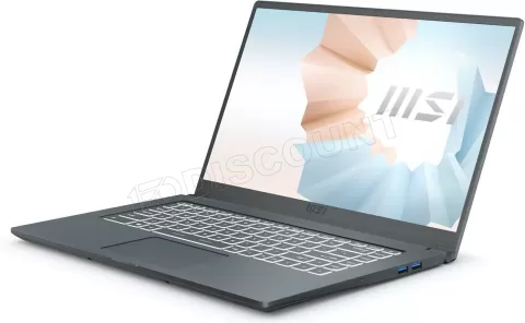 Photo de Ordinateur Portable MSI Modern 15 B12M-001FR (15,6") (Noir)