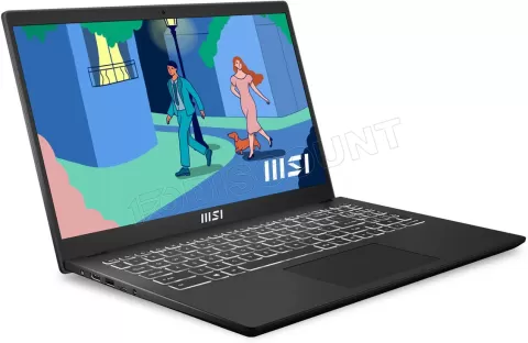 Photo de Ordinateur Portable MSI Modern 15 B12M-002FR (15,6") (Noir)