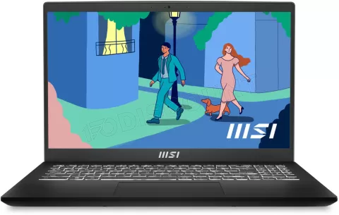 Photo de Ordinateur Portable MSI Modern 15 B12M-002FR (15,6") (Noir)