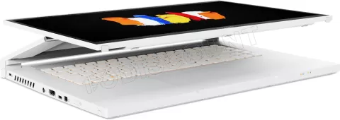 Photo de Ordinateur portable tactile Acer ConceptD 3 Ezel CC315-73G (15,6") (Blanc)