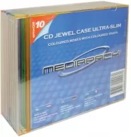 Photo de Pack 25 boites slim CD/DVD de 5 couleurs différentes