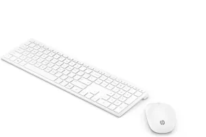 Photo de Pack 2en1 (Clavier/Souris) sans fil HP Pavilion 800 (Blanc)