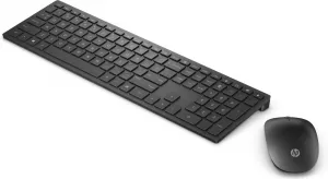 Photo de Pack 2en1 (Clavier/Souris) sans fil HP Pavilion 800 (Noir) QWERTY Espagnol