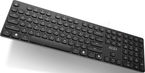 Photo de Pack 2en1 (Clavier/Souris) sans fil MSI Forge K210 Wireless Combo (Noir)