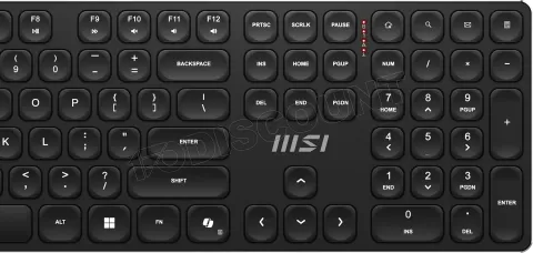 Photo de Pack 2en1 (Clavier/Souris) sans fil MSI Forge K210 Wireless Combo (Noir)