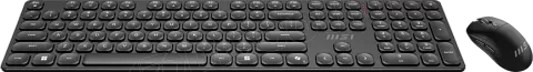 Photo de Pack 2en1 (Clavier/Souris) sans fil MSI Forge K210 Wireless Combo (Noir)