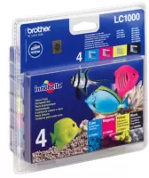 Photo de Pack 4 cartouches d'encre Brother LC1000