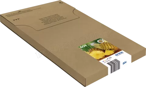 Photo de Pack 4 cartouches d'encre Epson EasyMail Ananas 604 (Noir + Couleurs)