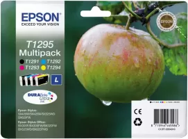 Photo de Pack 4 cartouches d'encre Epson Pomme T1295