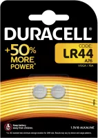Photo de Pack blister de 2 pile Alcaline Duracell type LR44 1.5V