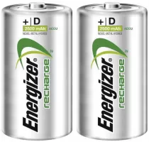 Photo de Pack blister de 2 piles rechargeables Energizer type HR20 1,2V - 2500 mAh (HR20)