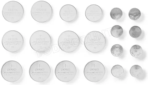 Photo de Pack blister de 20 piles boutons Nedis