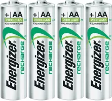 Photo de Pack blister de 4 piles rechargeables Energizer Power Plus type AA 1,2V - 2000 mAh (R06)