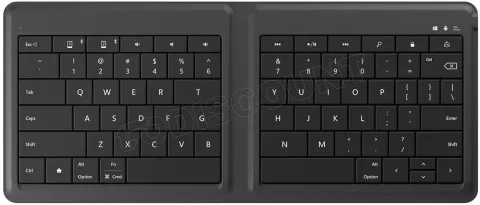 Photo de Pack Clavier - Souris sans fil pliable Microsoft Bluetooth (Noir)