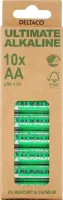 Photo de Pack de 10 piles Alcaline Deltaco type AA 1,5V (LR6)