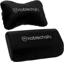 Photo de Pack de 2 Coussins pour fauteuils Noblechairs (Noir/Blanc)