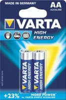 Photo de Pack de 2 piles Alcaline VARTA type AA 1,5V (LR6)