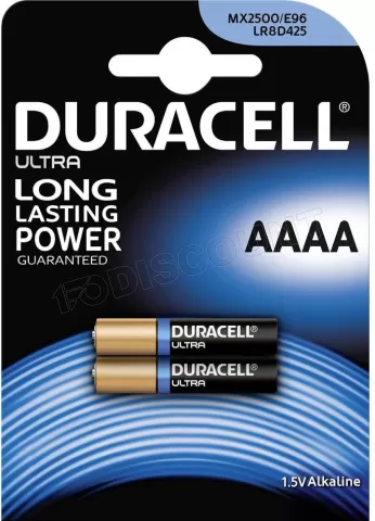 Pack de 2 piles Duracell AAAA (LR8) à prix bas