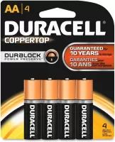 Photo de Pack de 4 piles Alcaline Duracell Plus Power type AA 1,5V (R06)