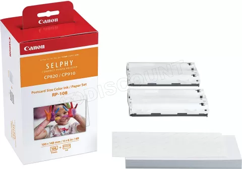 Photo de Pack Encre couleurs + Feuilles Canon Selphy RP-108
