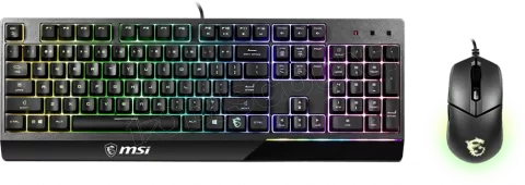 CLAVIER SOURIS MSI Gaming VIGOR GK30 COMBO Filaire RGB