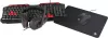 Photo de Pack Gamer 4en1 (Clavier/Souris/Casque/Tapis de souris) Deltaco (Noir)