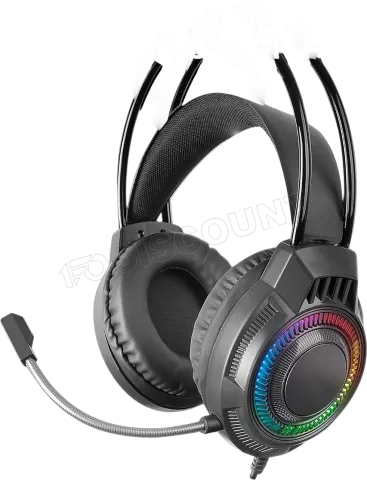 Photo de Pack Gamer 4en1 (Clavier/Souris/Casque/Tapis) Mars Gaming MCP-124 Pro (Noir)