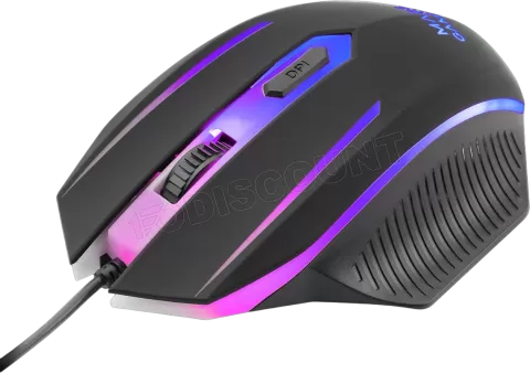Photo de Pack Gamer 4en1 (Clavier/Souris/Casque/Tapis) Mars Gaming MCP-124 Pro (Noir)