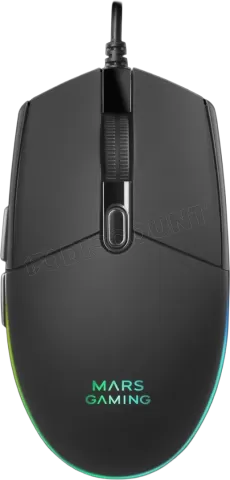 Photo de Pack Gamer 4en1 (Clavier/Souris/Casque/Tapis) Mars Gaming MCP-RGB3 (Noir)