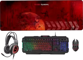 Photo de Pack Clavier - Souris Mars Gaming MCPRGB2