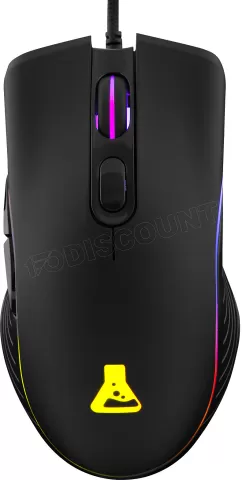 Photo de Pack Gamer 4en1 (Clavier/Souris/Casque/Tapis) The G-Lab Combo Argon Evolution RGB (Noir)