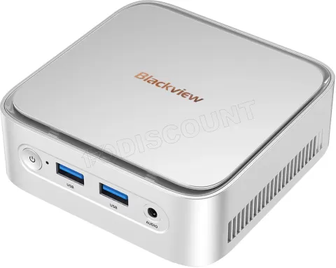 Photo de Pack Mini PC Blackview MP50 AMD Ryzen 7 3700U 512Go (Argent) Win11 Pro avec clavier et souris
