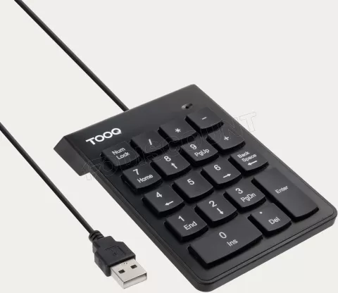 Photo de Pavé Numérique USB Tooq TQK-2001-B (Noir)