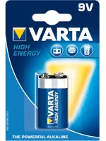 Photo de Pile Alcaline Varta High Energy LR22 9V (R22)
