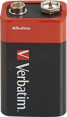 Photo de Pile Alcaline Verbatim Premium R9 (6LR61) 9V
