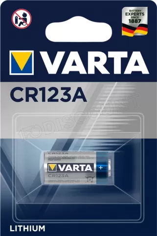 Photo de Pile photo Lithium Varta 3V (CR123A)