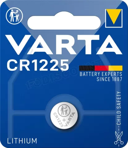 Photo de Pile plate Varta Lithium type CR1225 3V