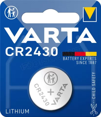 Photo de Pile plate Varta Lithium type CR2430 3V