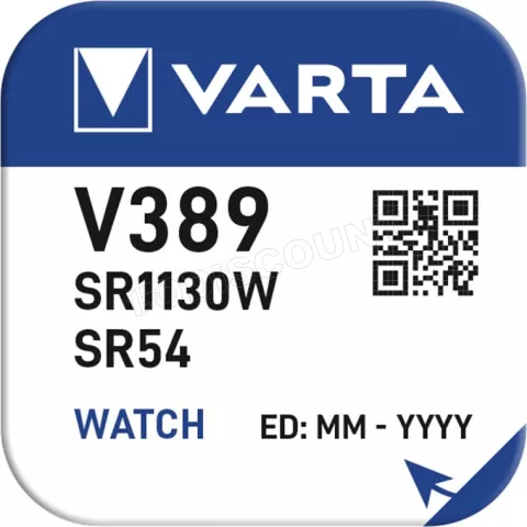 Photo de Pile plate Varta Silver type V389 (SR54) 1,55V
