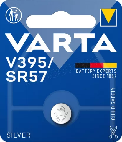 Photo de Pile plate Varta Silver type V395 (SR57) 1,55V