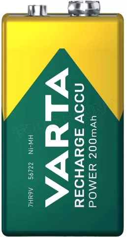 Photo de Pile rechargeable Varta Recharge Accu Power type E-Block (6LR61) 200mAh
