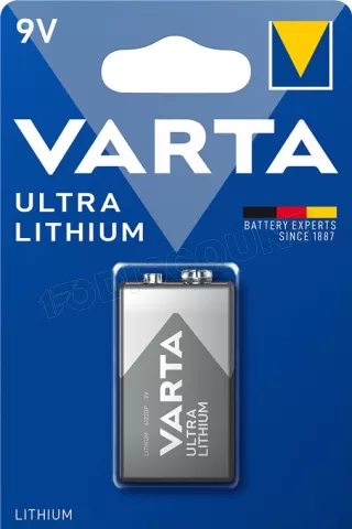 Photo de Pile Varta Ultra Lithium type E-Block (6LR61) 9V
