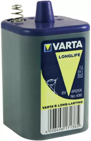 Photo de Pile Varta V430 avec ressorts 8100 mAh 6V